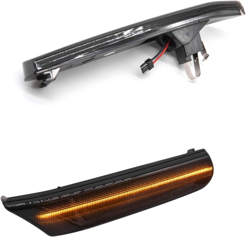 Led Side Marker Lights for Porsche 1997-2004 986 Boxster 996 Carrera 911 Smoked/Clear Lens Amber