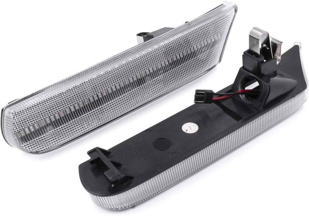 Led Side Marker Lights for Porsche 1997-2004 986 Boxster 996 Carrera 911 Smoked/Clear Lens Amber