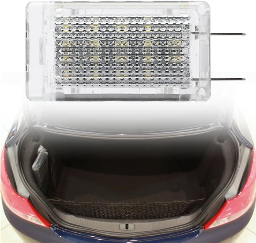 NSLUMO Led Interior Luggage Trunk Compartment Lights Replacement for 2011-2017 Buick Regal 18-SMD 6500K White Led Courtesy Cargo Light Assembly