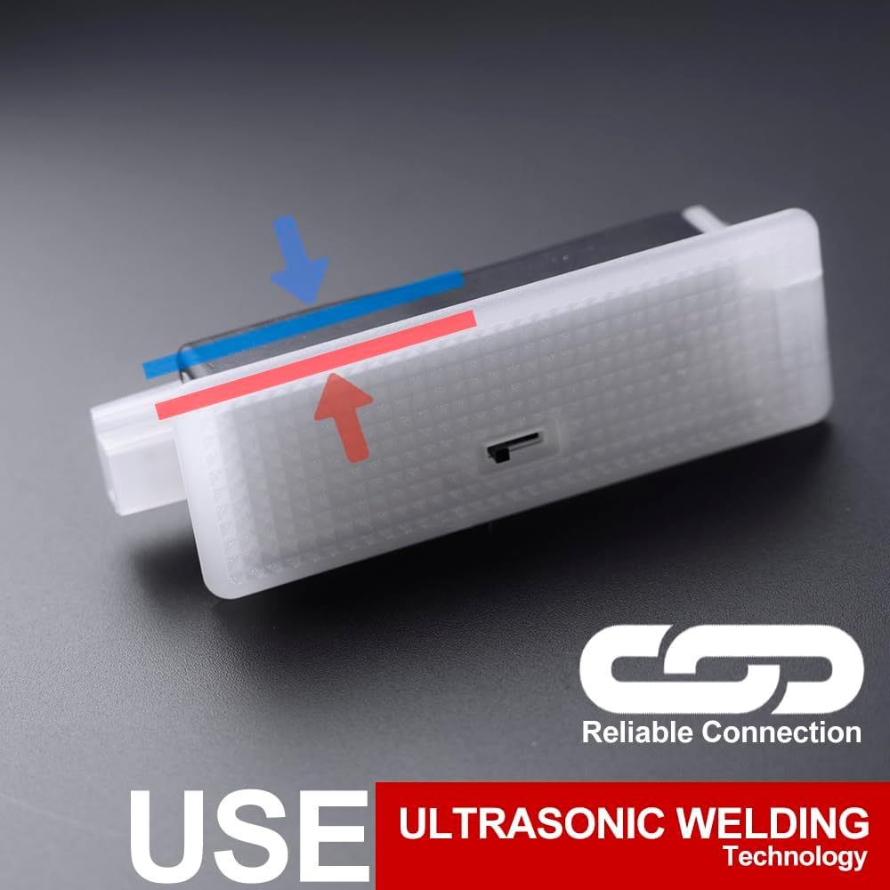 NSLUMO Led Courtesy Door Lamp for B'MW 5 7 Series E60 E61 F07 F10 E65 E66 F01 F02 White Blue Red Led Welcomed Door Panel Lights Assembly Error Free Door Step Light Replacement