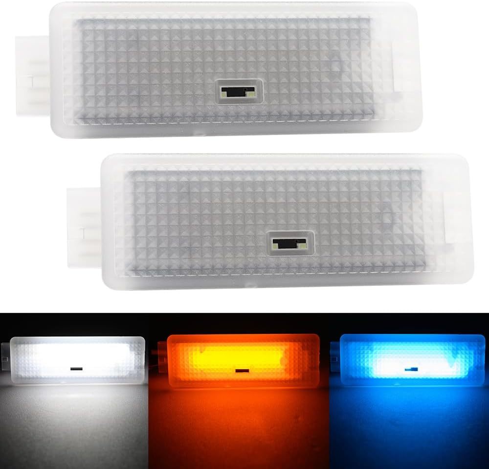 NSLUMO Led Footwell Courtesy Ambient Lights Replacement for B'MW 2 3 4 5 7 Series F30 F32 F36 F22 F23 F31 F34 F33 F10 LCI I3 Under Dashboard Floor Interior Atmosphere Lamp Assembly