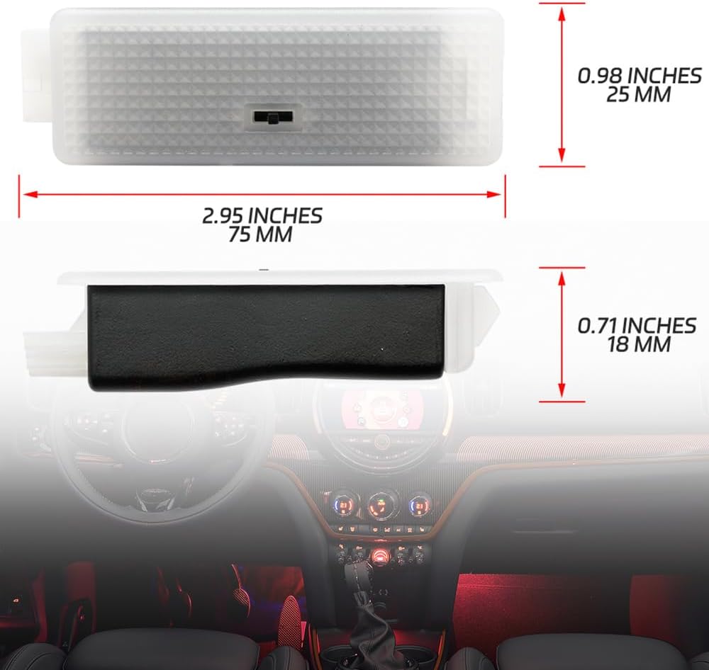 Led Footwell Courtesy Ambient Lights Replacement for 2014-2023 Mini F55 ...
