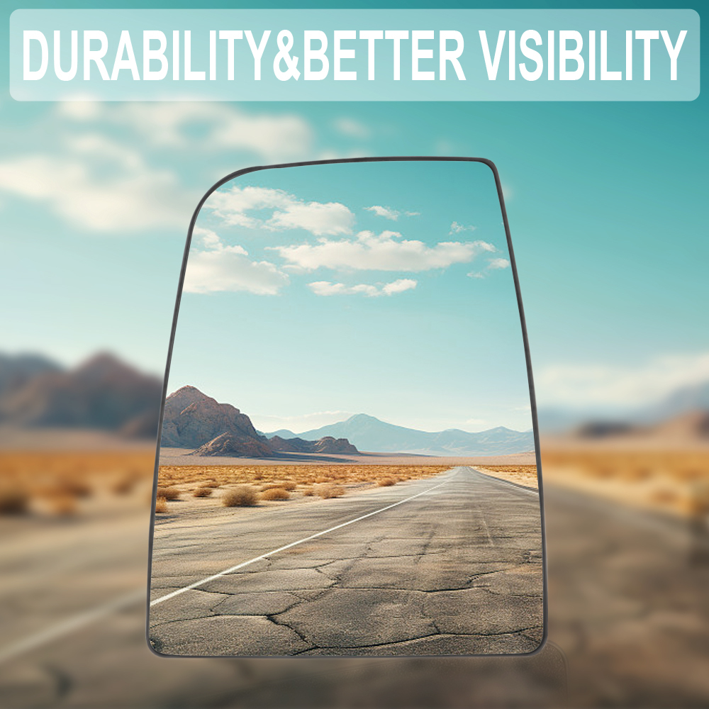 Side Heated Mirror Rear View Upper Mirror Glass Replacement for Ford Transit T150 T250 T350 2015 2016 2017 Convex Mirror Replaces CK4Z17K707B CK4Z17K707D