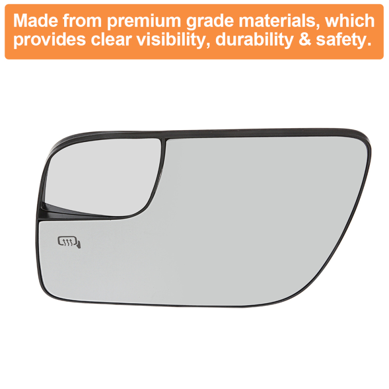 Side Heated Mirror Glass Replacement for 2011-2019 Ford Explorer Blind Spot Mirror Glass BB5Z-17K707-A/BB5Z-17K707-B