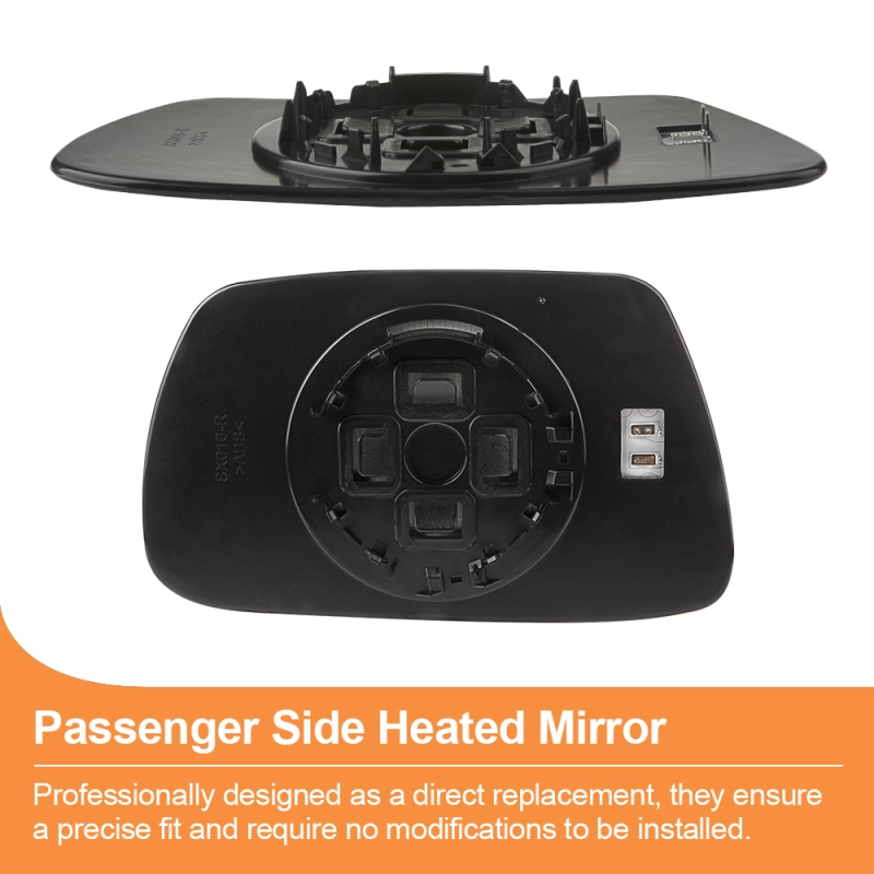 Side Heated Mirror Glass Replacement for Jeep Grand Cherokee 2005-2010 Side Mirror Glass with Rear Holder 5142875AA 5142874AA