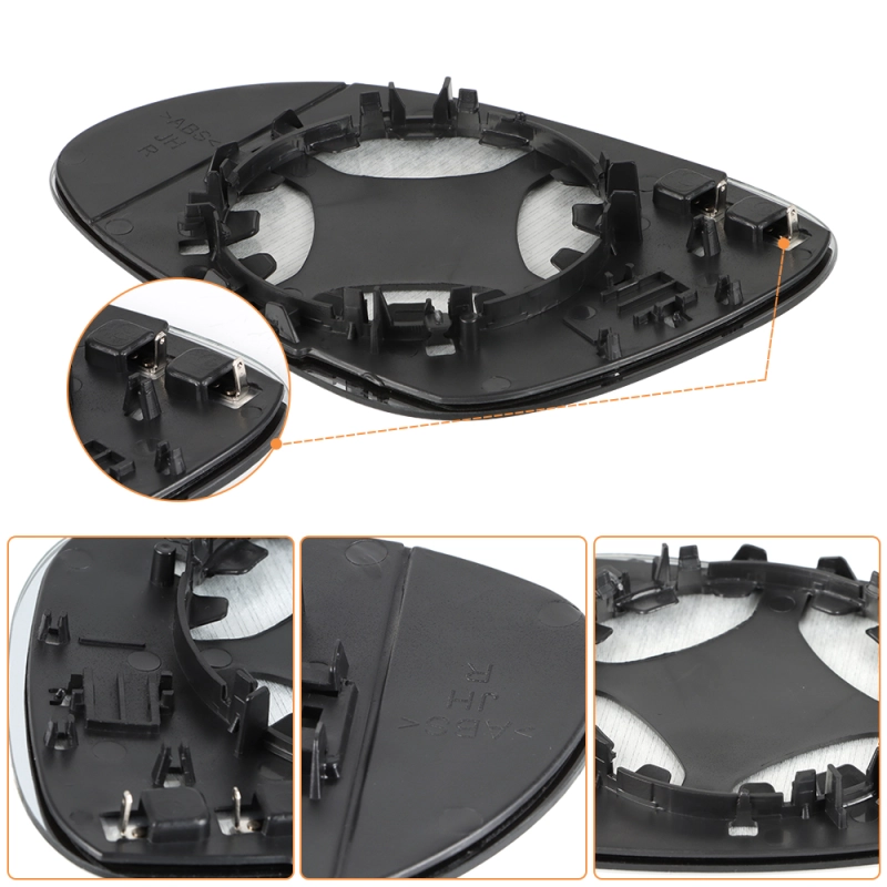 Side Mirror Replacement with Heated for Volkswagen Golf MK5 2003-2009 Jetta MK5 2005-2010 Golf MK5 GTI 2006-2009