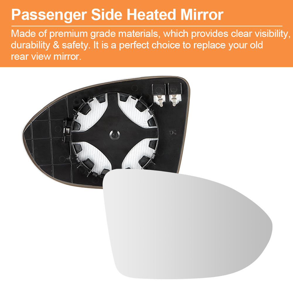 Side Heated Mirror Glass Replacement for Volkswagen Golf 8 VW Golf MK8 2020 2021 2022 2023 5H0857521 5H0857522