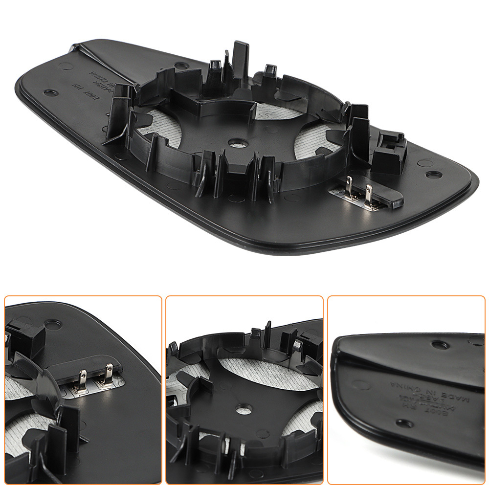 Side Heated Mirror Glass Replacement with Blind Spot mirror for Ford Fusion 2013 2014 2015 2016 2017 2018 2019 2020 DS7Z17K707F DS7Z17K707B