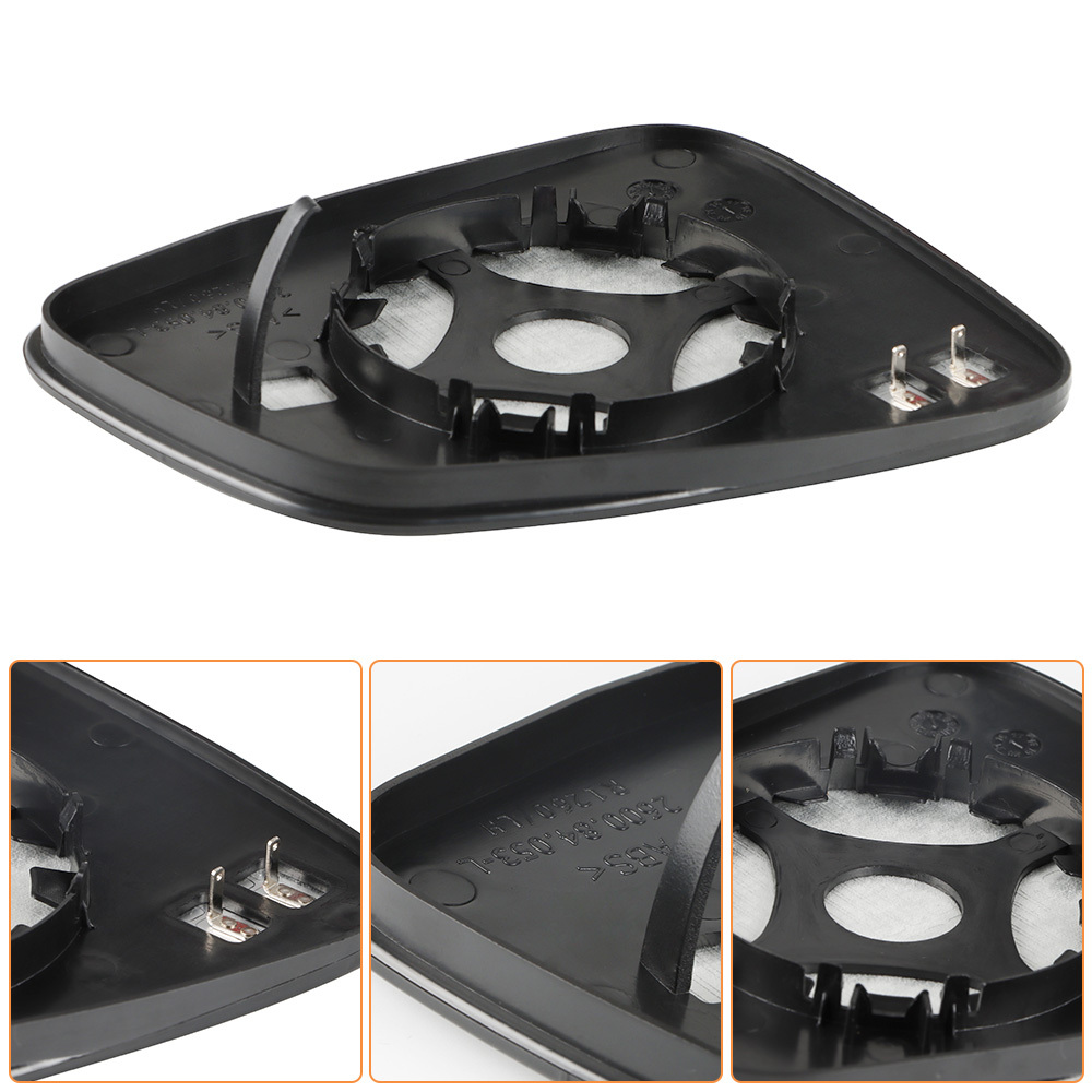 Side Heated Mirror Glass Replacement Compatible with Buick Encore 2013-2016 Chevrolet Trax 2015-2020
