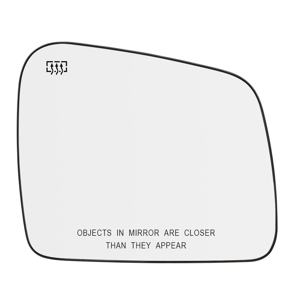 Side Mirror Glass with Heated Replacement for Jeep Grand Cherokee 2011 2012 2013 2014 2015 2016 2017 2018 Side View Flat Mirror Replaces 68092051AB 68082636AB