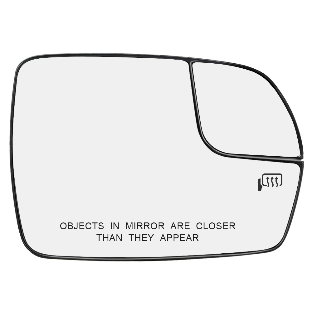 Side Heated Mirror Glass with Backing Plate for Ford Edge 2015 2016 2017 2018 View Side Mirror Exterior Mirror with Blind Spot Mirror Replaces FT4Z17K707H FT4Z17K707A