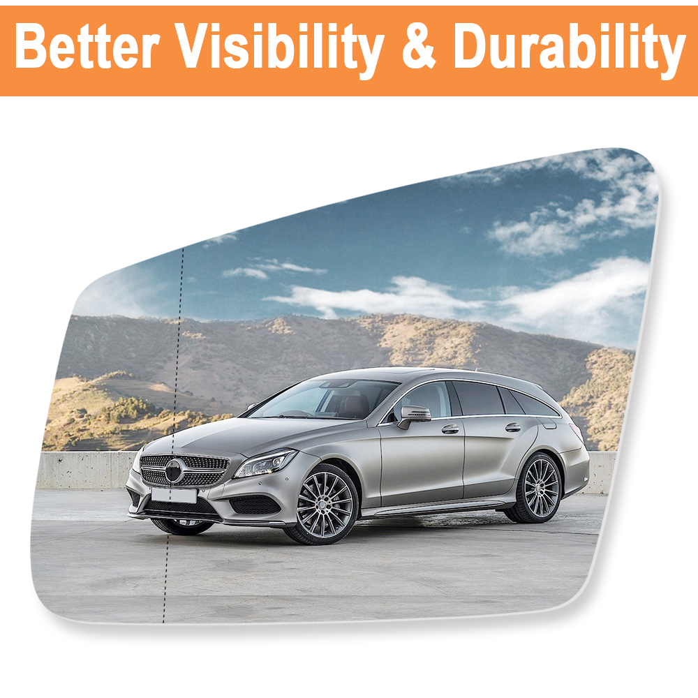 Side Heated Mirror Glass Replacement for Mercedes-Benz A B C E S CLA GLA GLK Class W212 W204 W221