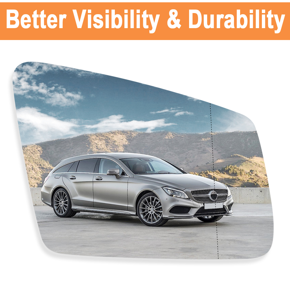 Side Heated Mirror Glass Replacement for Mercedes-Benz A B C E S CLA GLA GLK Class W212 W204 W221
