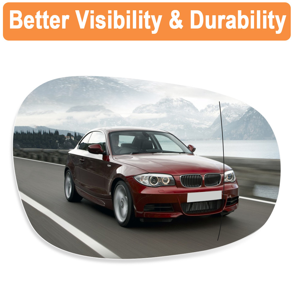 SENZEAL Wing Mirror Glass Heated Side for BMW 1 3 Series E81 E88 E90 E91 E92 E93 LCI 2009-2012 51167252893 51167252894