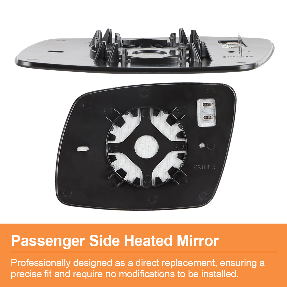 Side Heated Mirror Glass Replacement for Dodge Journey 2009 2010 2011 2012 2013 2014 2015 2016 2017 2018 2019 68045693AA 68045692AA