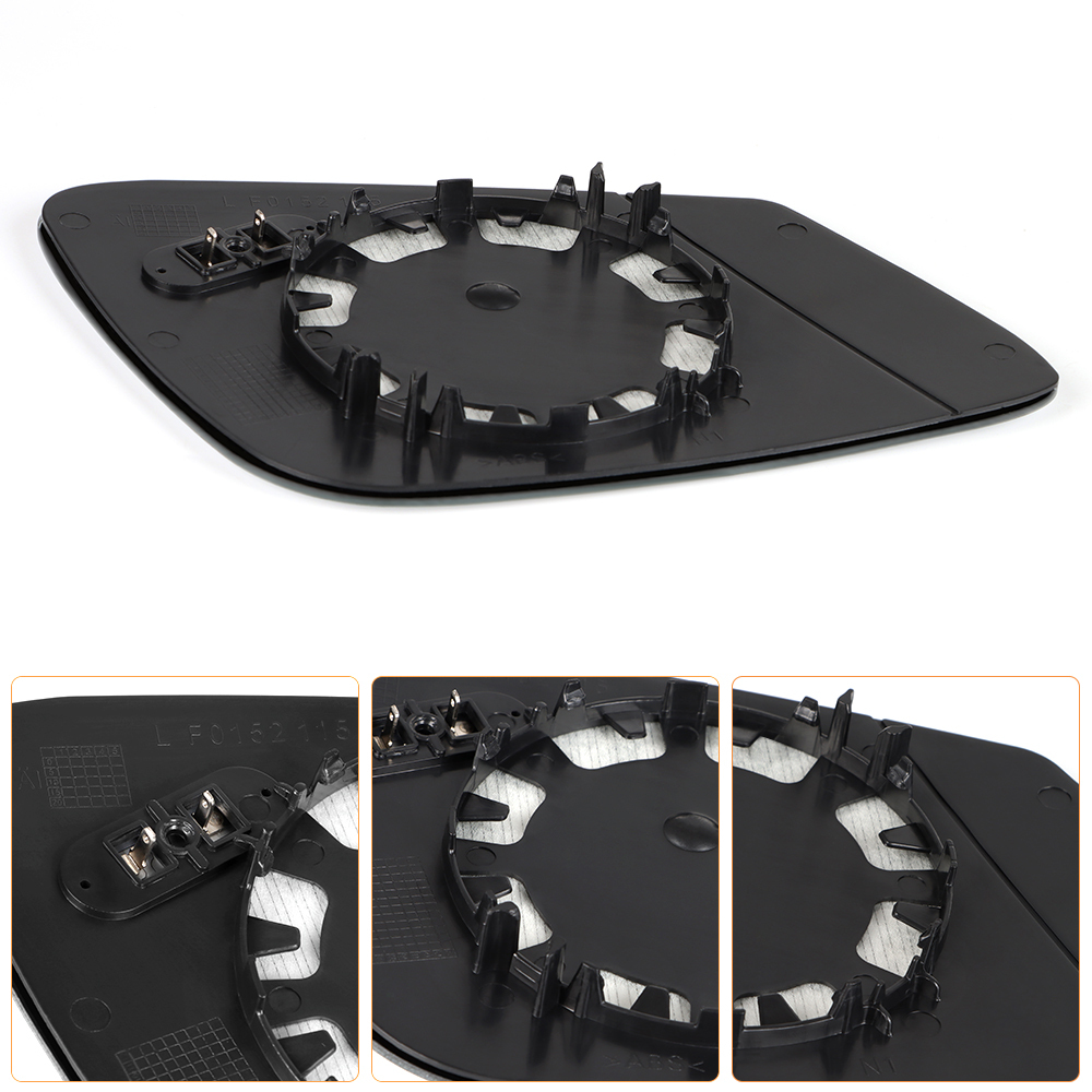 Side Heated Mirror Glass Replacement 2009-2019 for BMW 228i 320i 328i 330i 335i 428i 430i 435i 440i 535i 550i 640i i3 M2 M3 M4 M5 X1 Replace 51167285005 51167285006