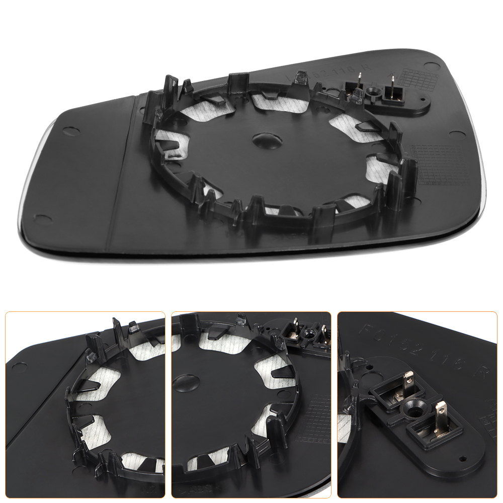 Side Heated Mirror Glass Replacement 2009-2019 for BMW 228i 320i 328i 330i 335i 428i 430i 435i 440i 535i 550i 640i i3 M2 M3 M4 M5 X1 Replace 51167285005 51167285006