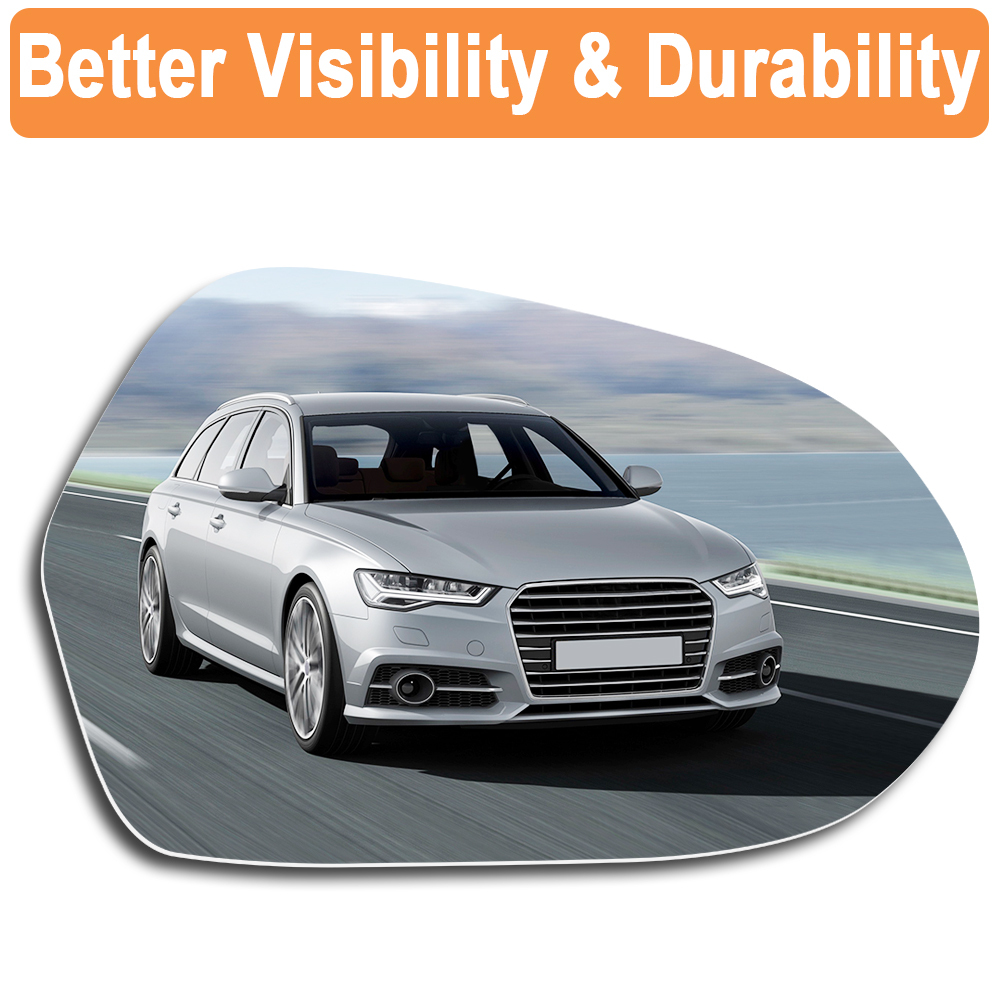 Side Heated Mirror Glass Replacement for Audi A6 2011-2018 4G0857535 4G0857536
