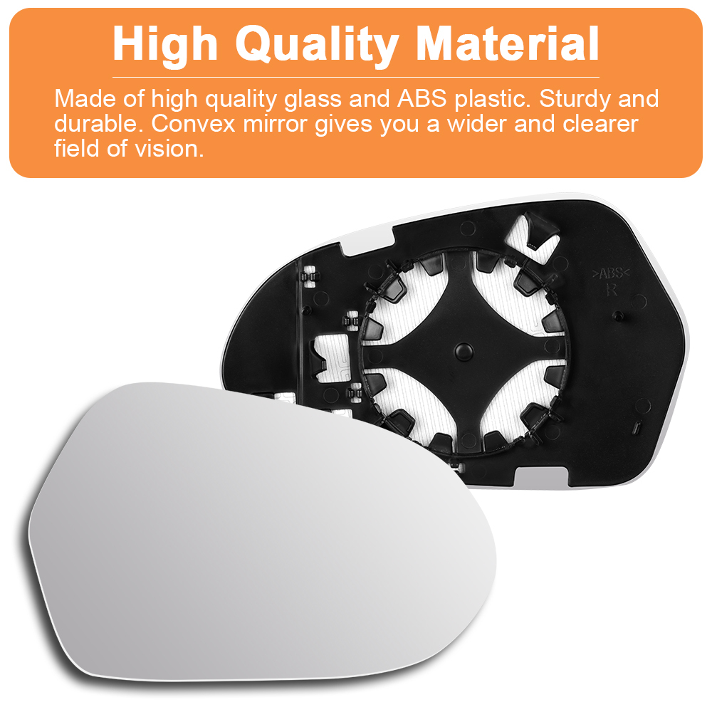 Side Heated Mirror Glass Replacement for Audi A6 2011-2018 4G0857535 4G0857536