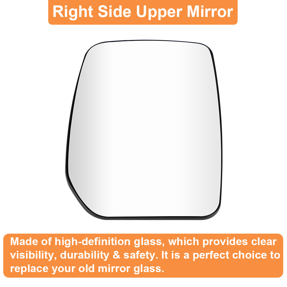 Wing Mirror Upper Glass Non-Heated for Ford Transit MK6 MK7 2000-2013 Side Mirror Replacement