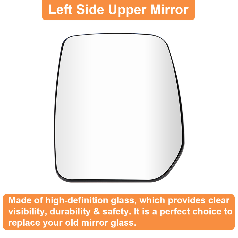 Wing Mirror Upper Glass Non-Heated for Ford Transit MK6 MK7 2000-2013 Side Mirror Replacement
