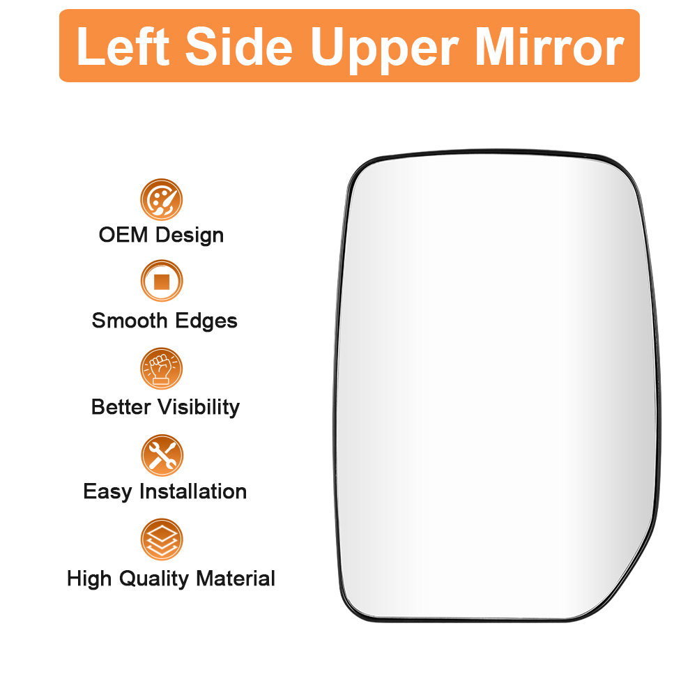 Wing Mirror Upper Glass Non-Heated for Ford Transit MK6 MK7 2000-2013 Side Mirror Replacement