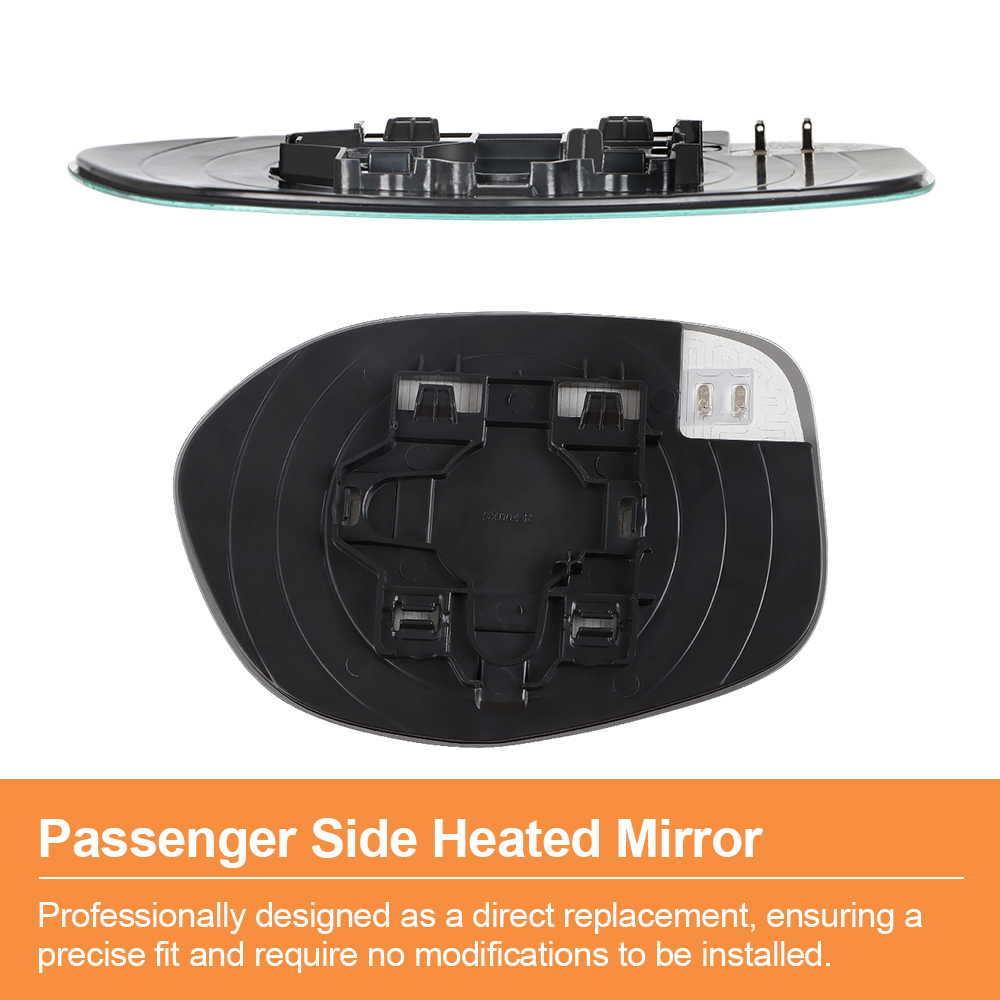 Side Heated Mirror Glass Replacement for Honda Odyssey 2014 2015 2016 2017 View Side Mirror Replace 76253-TK8-A51 76203-TK8-A51
