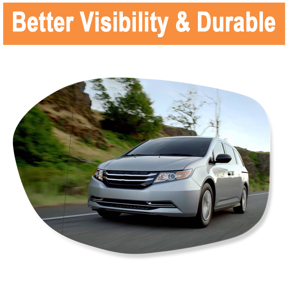 Side Heated Mirror Glass Replacement for Honda Odyssey 2014 2015 2016 2017 View Side Mirror Replace 76253-TK8-A51 76203-TK8-A51