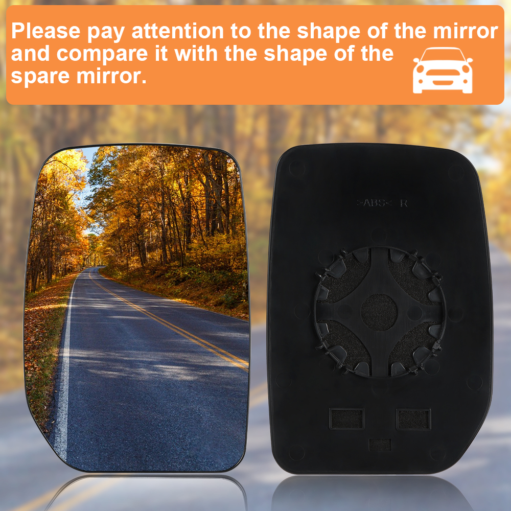 Wing Mirror Upper Glass Non-Heated for Ford Transit MK6 MK7 2000-2013 Side Mirror Replacement