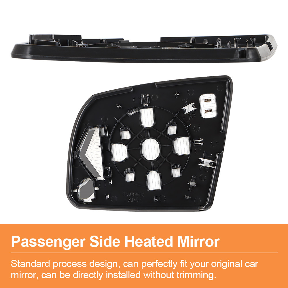 Side Heated Mirror Glass Replacement for Toyota Tundra 2007-2020 Toyota Sequoia 2008-2017 87906-0C020  87903-0C020