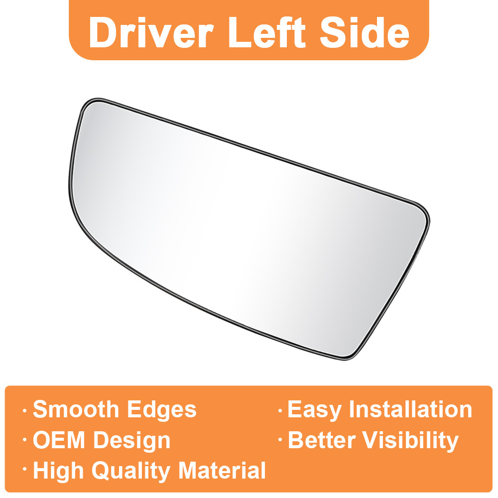 Side Lower Mirror Glass Replacement for Ford Transit T150 T250 T350 2015-2022 Convex Mirror Replace BK3Z17K707A BK3Z17K707B