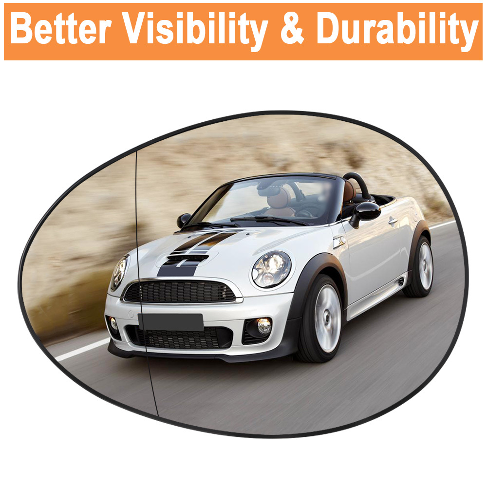 Wing Mirror Glass Heated Replacement Side for Mini Cooper R55 R56 R57 R58 R59 R60 R61 51162755625/51162755626