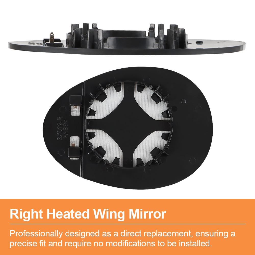 Wing Mirror Glass Heated Replacement Side for Mini Cooper R55 R56 R57 R58 R59 R60 R61 51162755625/51162755626