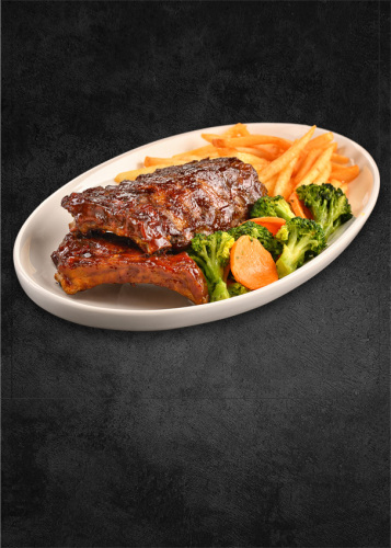 Honey Bourbon Ribs