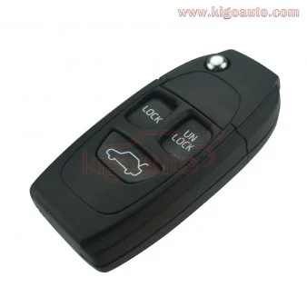 Refit remote key shell 3 button for Volvo S40 S60 S80 V40 V70 XC90