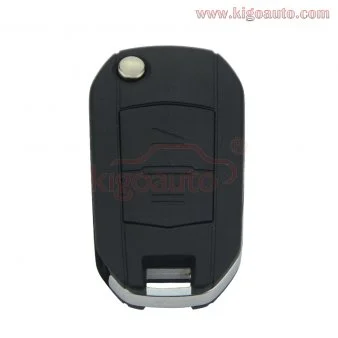 Flip key shell 2 button HU100 for Opel
