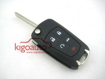 Flip key shell for Opel Insignia Astra 5 button