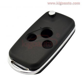 Refit flip remote key shell cover 3 button for Honda