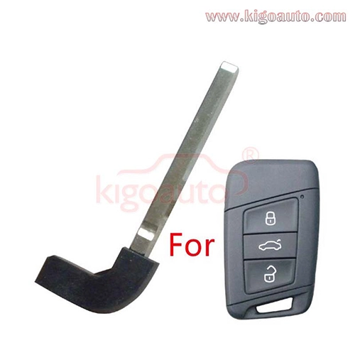 Smart key blade for VW Volkswagen emergency key blade HU162