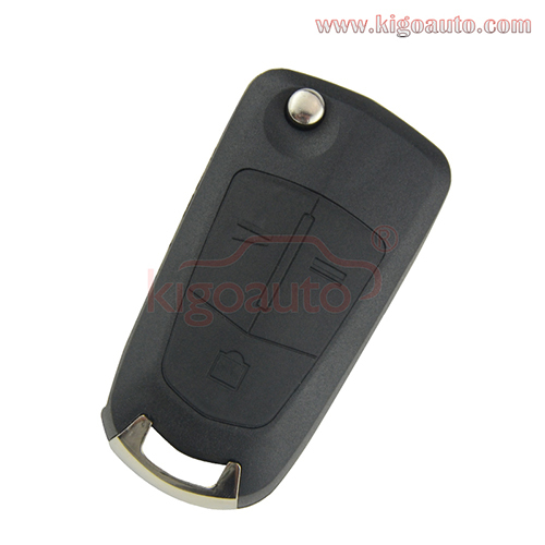 Flip remote key 3 button DWO5 434Mhz ASK for Opel Antara 2008 2009 2010