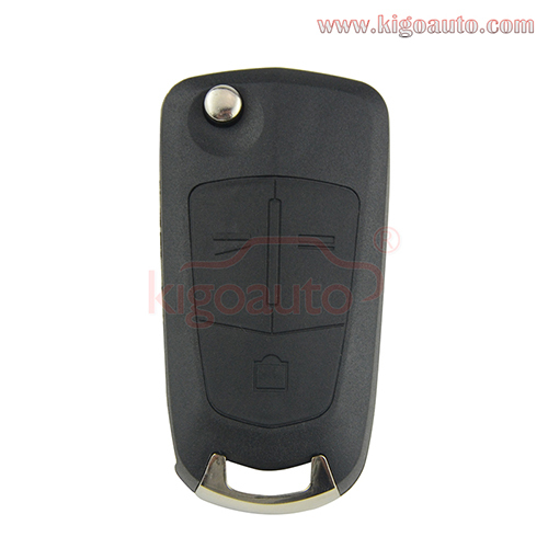 Flip remote key 3 button DWO5 434Mhz ASK for Opel Antara 2008 2009 2010
