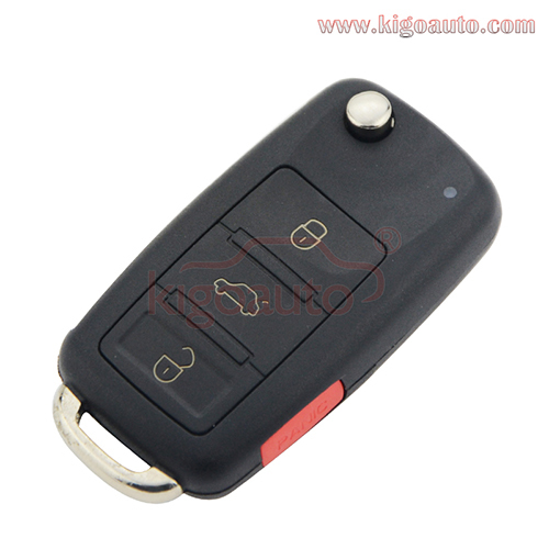 300 959 753 AA Remote key/Keyless key 3 button with panic 315Mhz for VW Touareg 2006 2007 2008 300959753AA