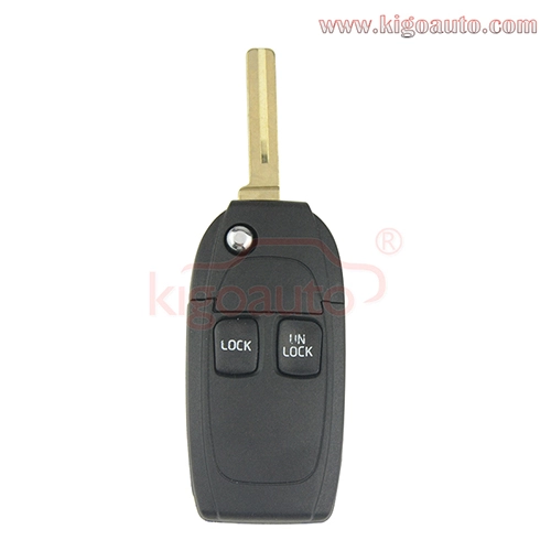 Refit flip key shell 2 button for Volvo S40 S60 S80 V40 V70 XC90