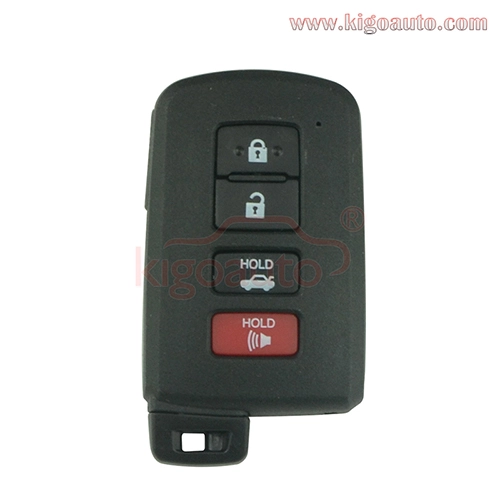 FCC HYQ14FBA Smart key case 4 button for Toyota Camry Avalon P/N 89904-06140