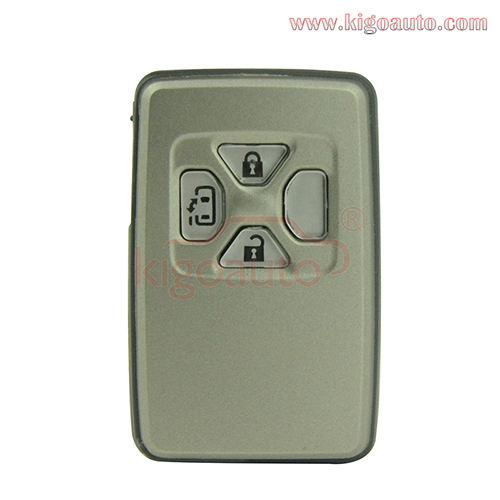 Smart key case 3 button for Toyota Yaris Previa,Toyota