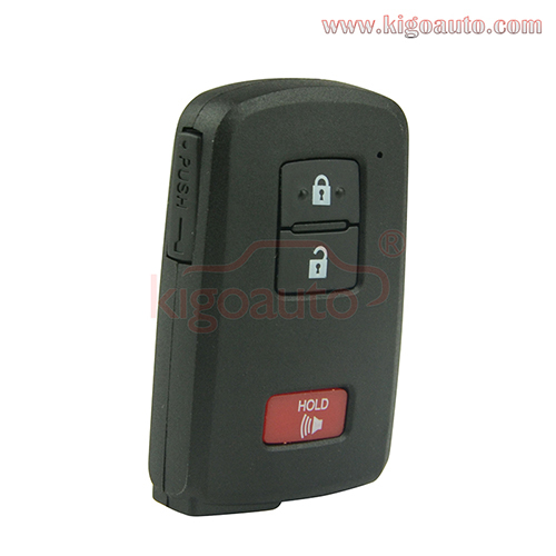 FCC HYQ14FBA Smart key case 3 button for Toyota Prius C