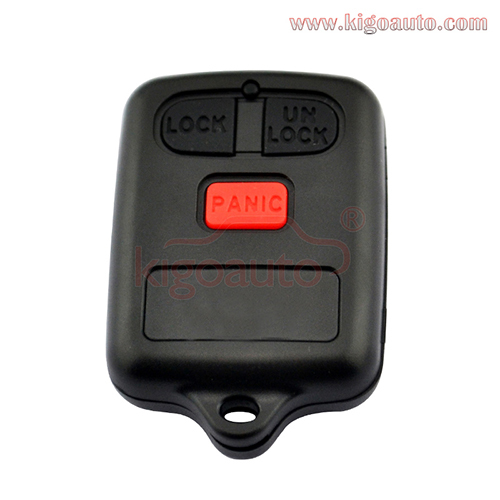 Remote fob 3 button 315Mhz for Toyota Sienna