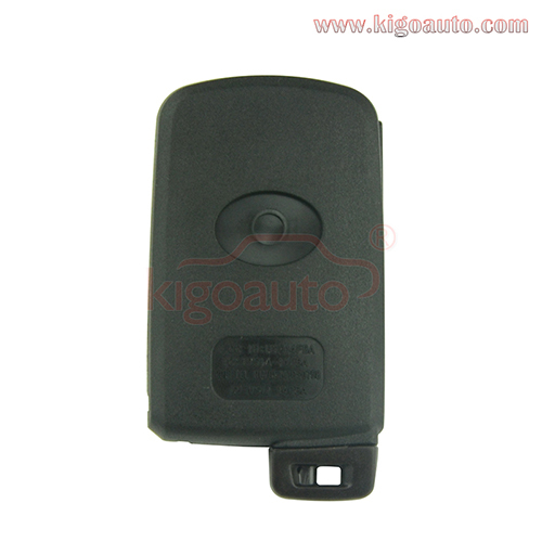 Smart key case 3 button for Toyota Silver pad