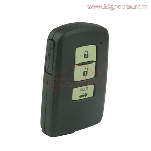 Smart key case 3 button for Toyota Silver pad