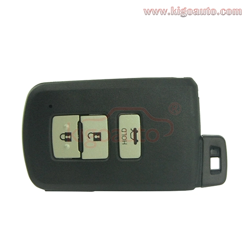 Smart key case 3 button for Toyota Silver pad